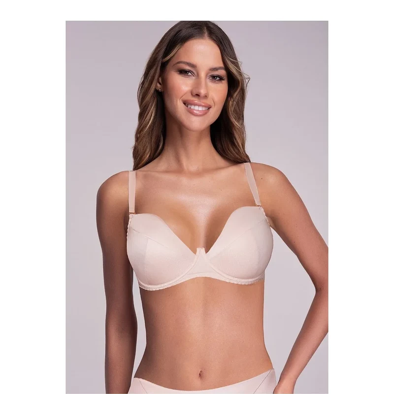 soutiengorge rehausseur élégant maintien naturel coussinets amovibles bretelles réglables armatures renforcées tissu lisse confortable douceur discret sophistiqué quotidien soirée séduisant