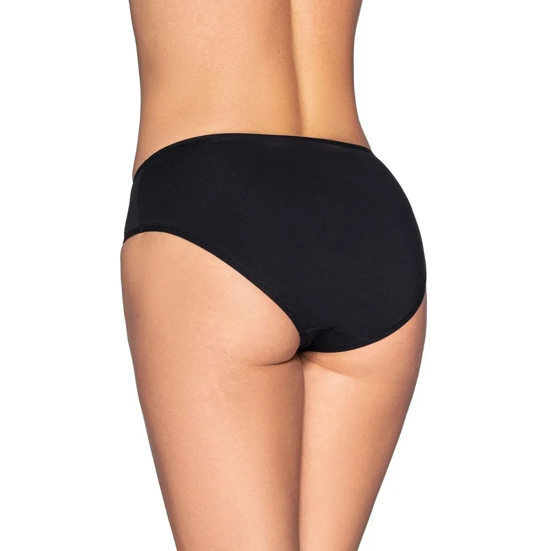 Ensemble Gorteks model 219501 - 3 culottes sans couture taille basse 100% coton certifié OEKO-TEX beige noir blanc lingerie intime quotidienne bien-être