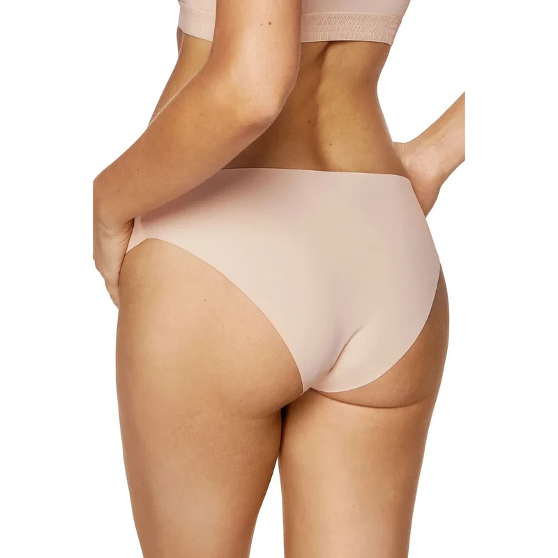 Ensemble culottes invisibles sans coutures Gorteks 219491 coton gousset confort quotidien discrétion haute taille beige clair