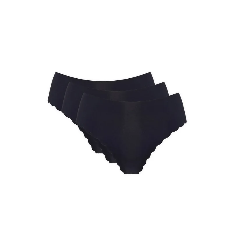 L'ensemble model 219483 Gorteks - Culottes confortables invisibles sous vêtements - Tailles 36 à 42 - Bordures festonnées - Matière élasthanne 22% polyamide 78% - Confort quotidien