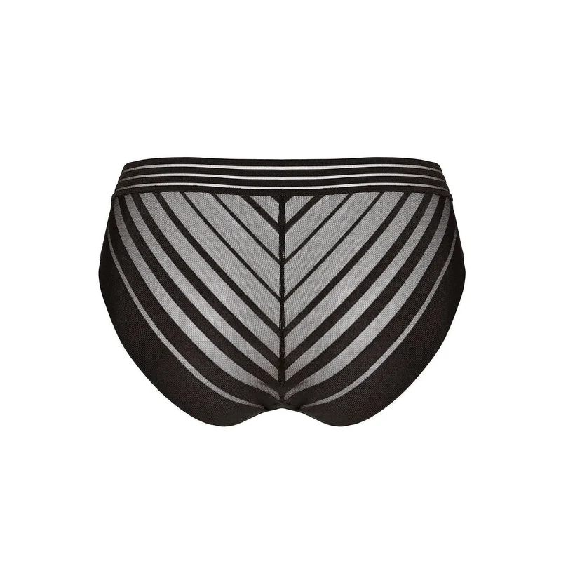ensemble culottes coton biologique dentelle rayures trois pièces taille basse élastique confort quotidien discret invisible sans coutures douceur maintien durable