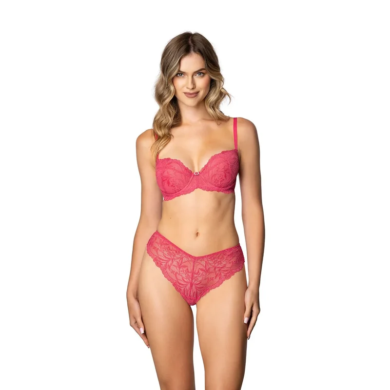 Culottes brésiliennes en dentelle floral rose vif Eternal 219320 Mat femmes lingerie sexy lingerie érotique