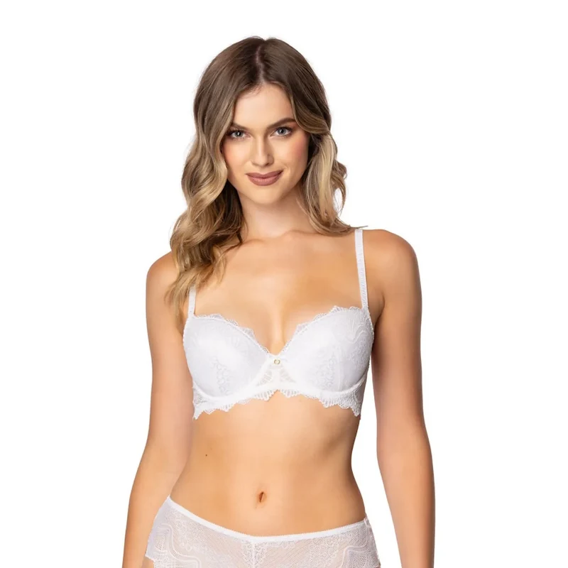 soutiengorge dentelle écru Ayrin galbant élégant confortable sexy raffiné respirant hypoallergénique bonnetrenforcé bretellesajustables maintienoptimal discret doux polyvalent