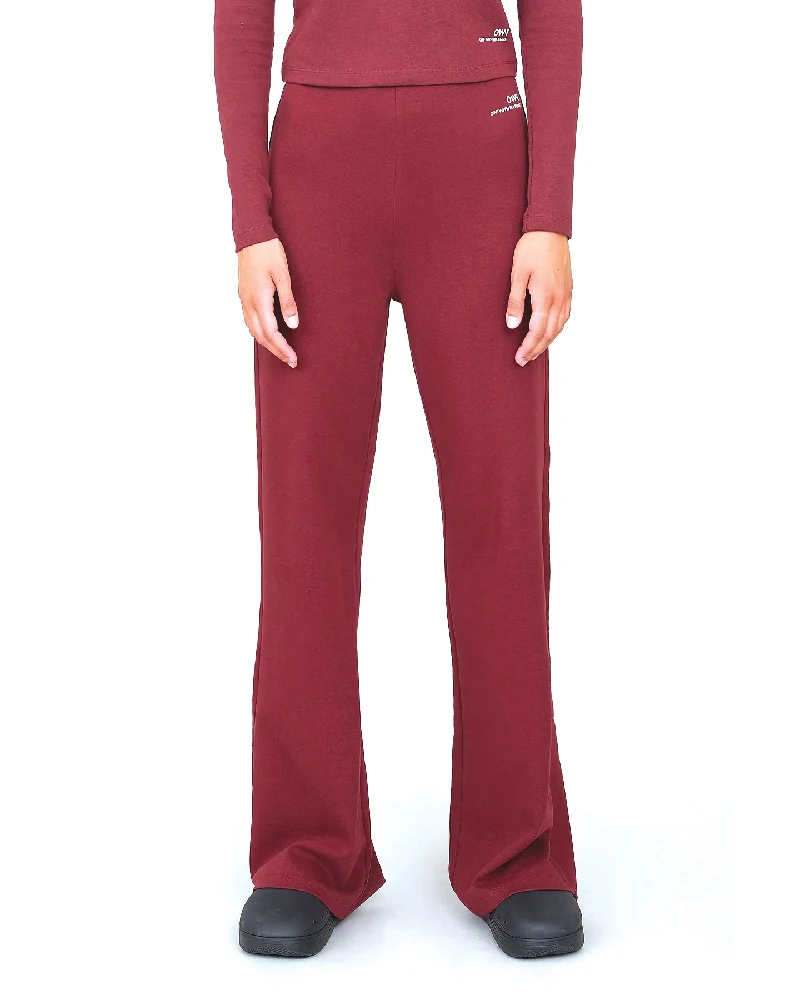 Pantaloni Donna Palazzo Interlock