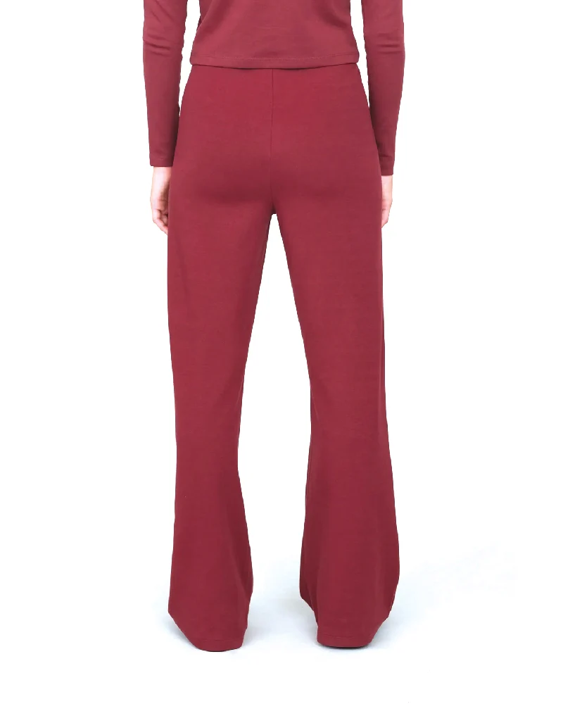 Pantaloni Donna Palazzo Interlock