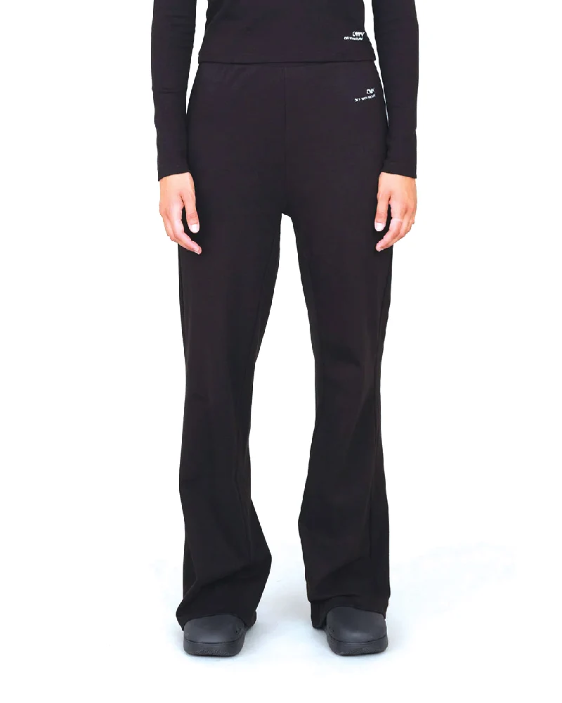 Pantaloni Donna Palazzo Interlock