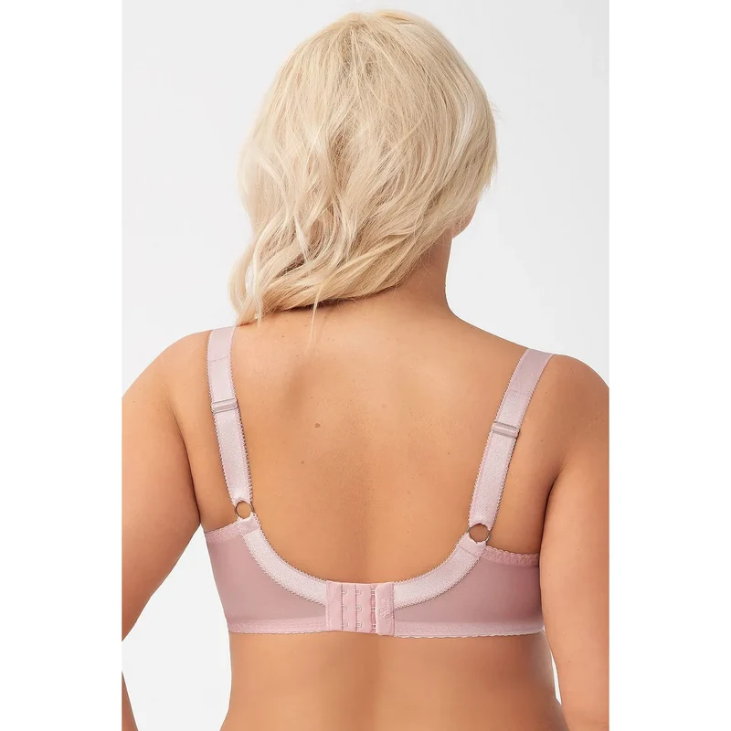 Soutien-gorge Gorsenia Soft model 216142 lingerie confortável plus-size tissu doux maintien naturel sans armatures finitions soyeuses