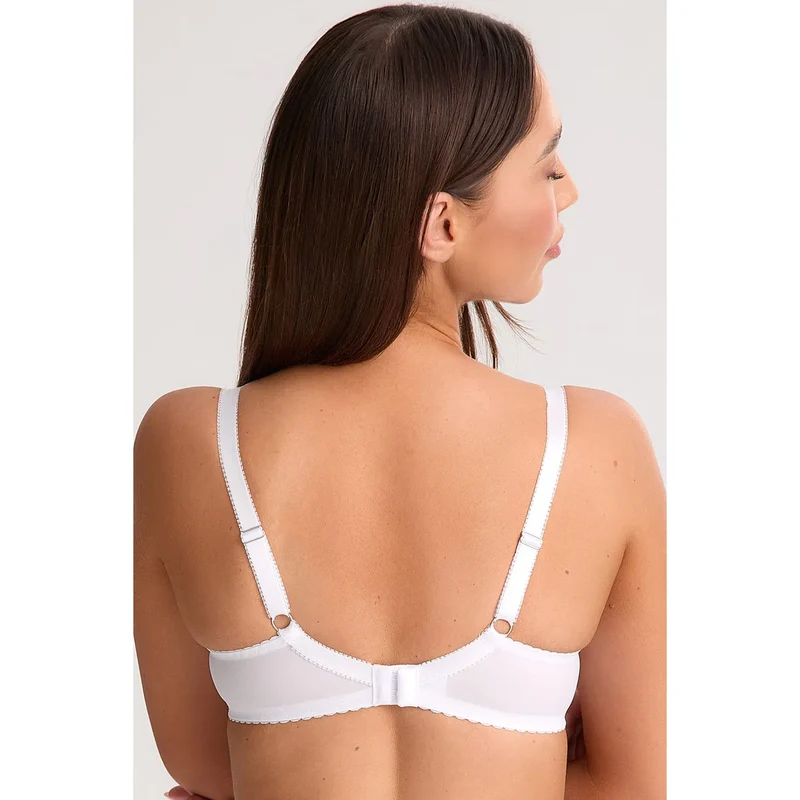 Soutien-gorge féminin dentelle floral Gaia model 216006 semi-rigide broderies détails nœuds bretelles ajustables lingerie élégante confort maintien