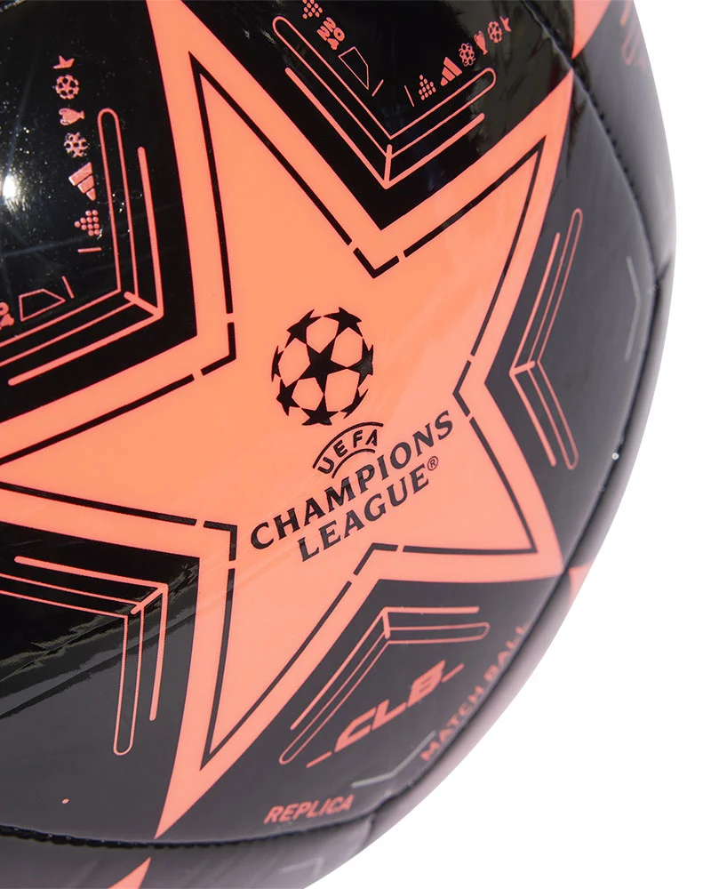 Pallone Calcio Champion League Nero