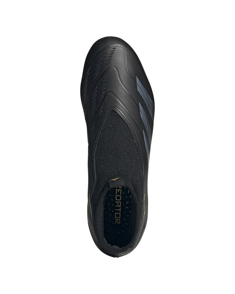 Scarpe Calcio Predator League Laceless Firm Ground Black