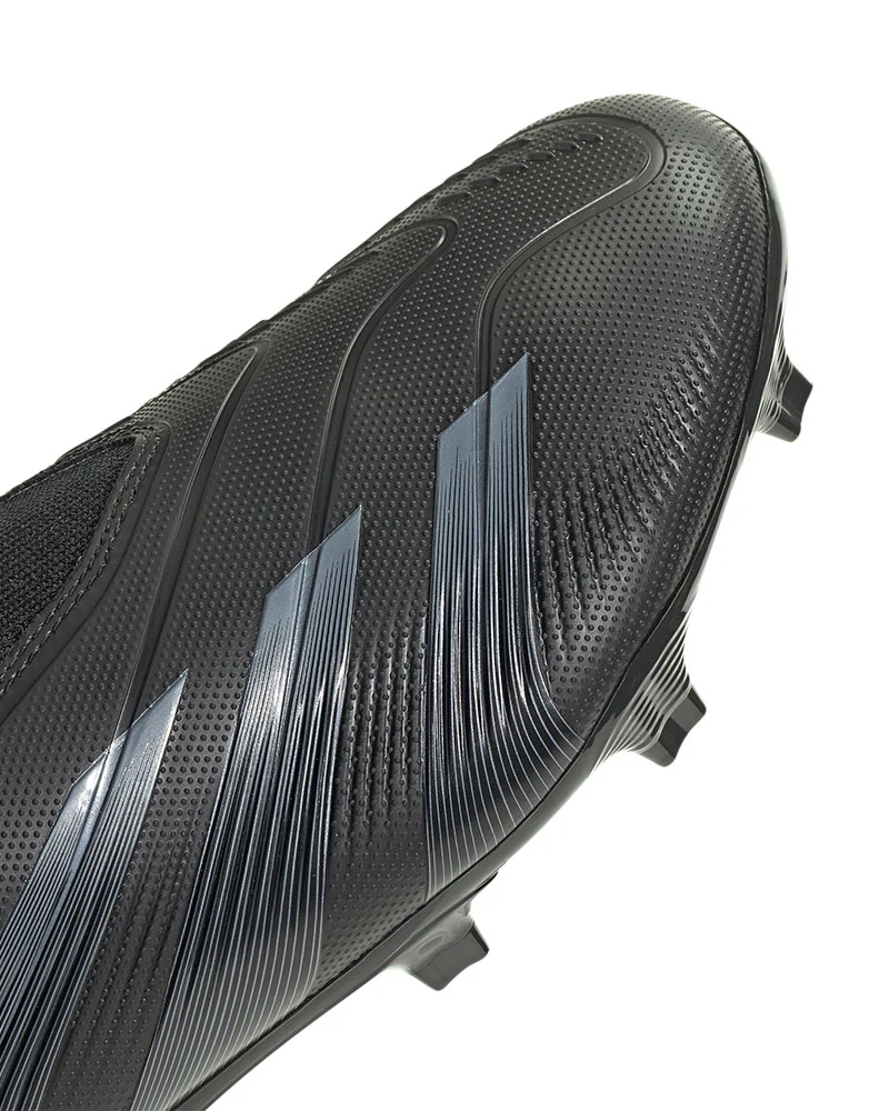 Scarpe Calcio Predator League Laceless Firm Ground Black