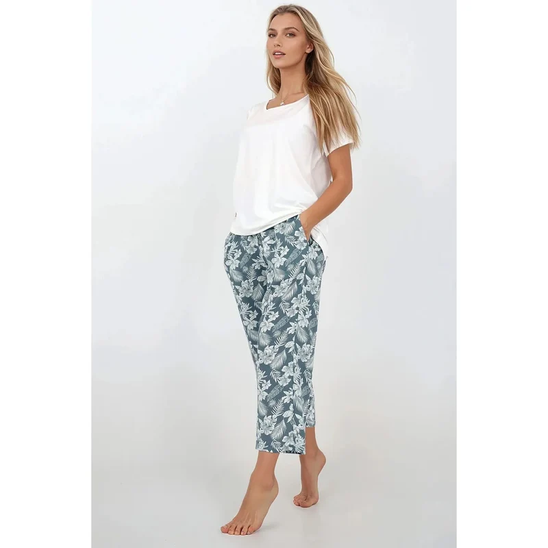 Pyjama femme 2 pièces model 215914 Momenti Per Me doux élégance confort lingerie nuit intérieur style féminin Pologne matériau haute qualité