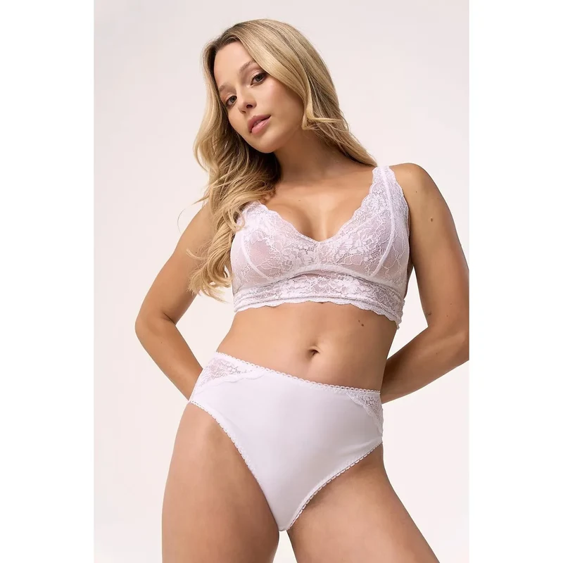 culottes Babell 215581 élégantes confort coton élasthanne dentelle transparente doublure respirante taille élastique maintien féminine quotidienne discrète douceur silhouette ajustement