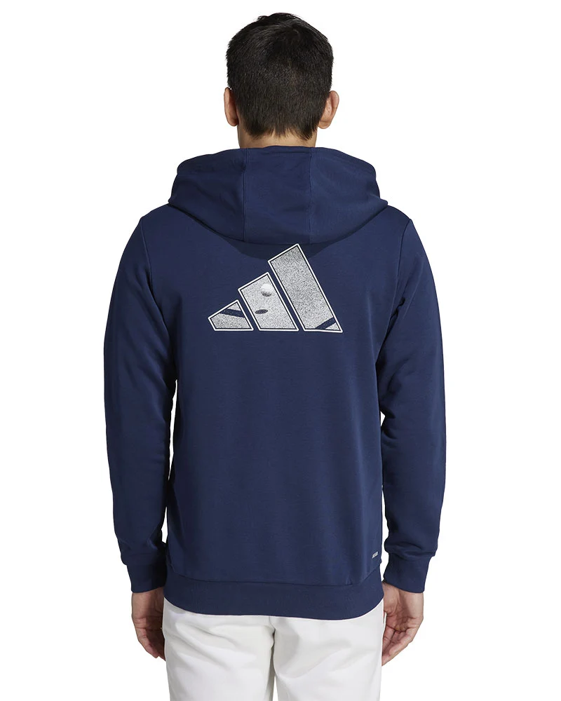 Felpa Padel Uomo Adidas Collegiate