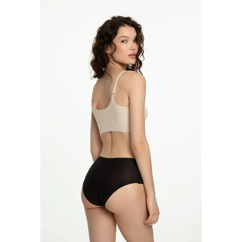 Culottes model 216385 Julimex sans couture confort parfait taille haute tissu ultra fin lingerie femme日常使用