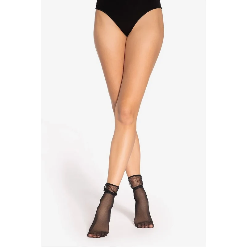 chaussettes transparentes élégantes dentelle noires lingerie sexy féminines sophistiquées sensuelles confortables maintien élastiques motifs floraux légères discrètes glamour