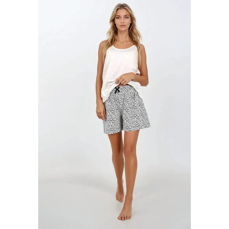 Pyjama élégant et confortable pour femmes, lingerie douce et respirante, style intemporel, décontracté, qualité premium, Momenti Per Me, collection 212782