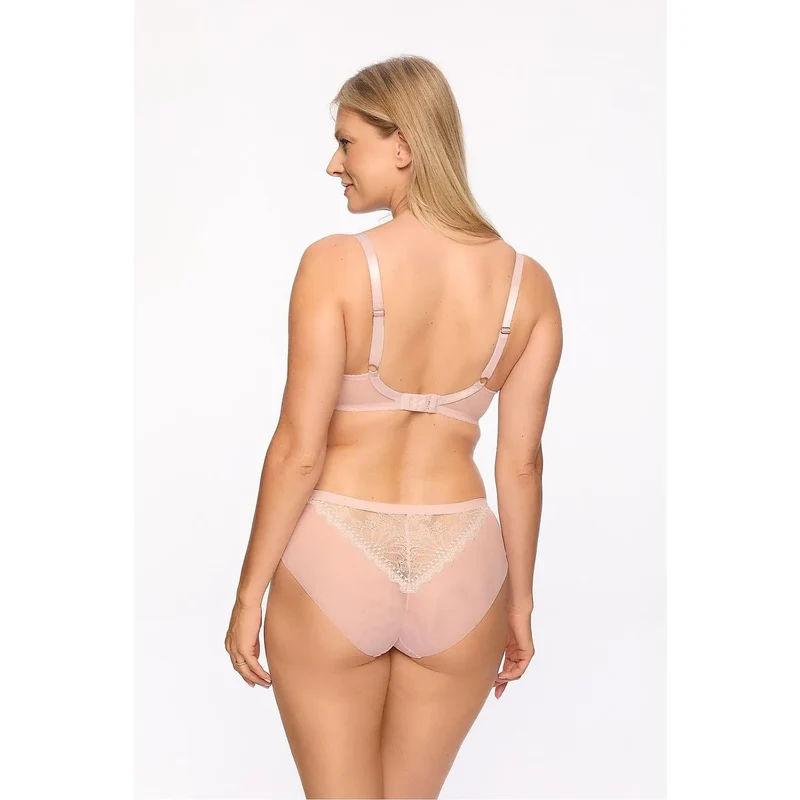Soutien-gorge culotte dentelle semi-rembourré élégant féminin maintien confort design floral nœud ornement lingerie intime couple occasion spéciale