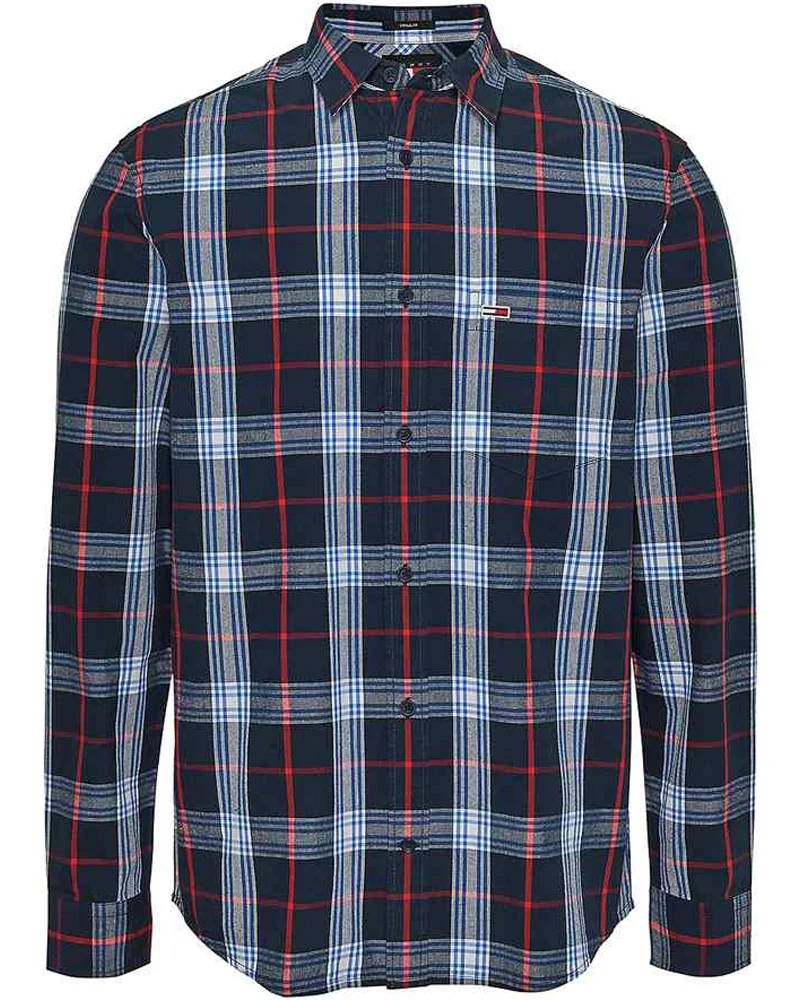 Camicia Tommy Jeans Poplin Check