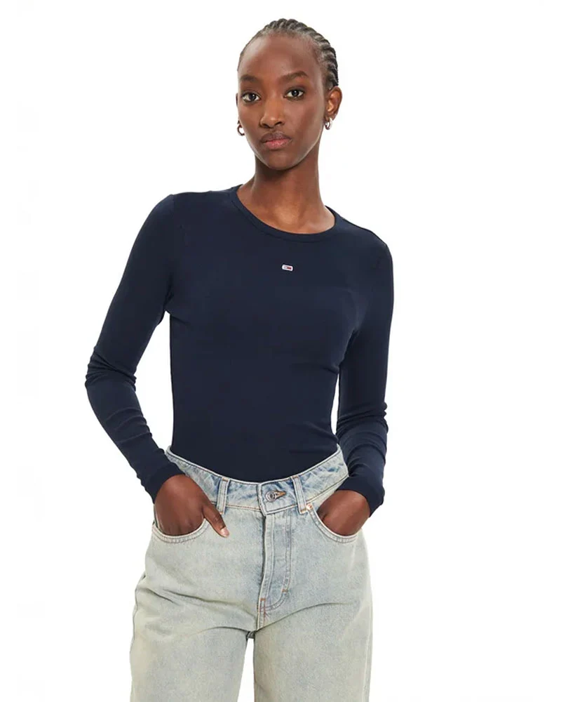 T-shirt Slim Essential Rib