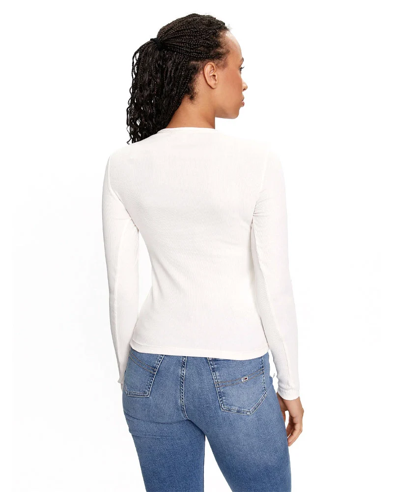 T-shirt Slim Essential Rib