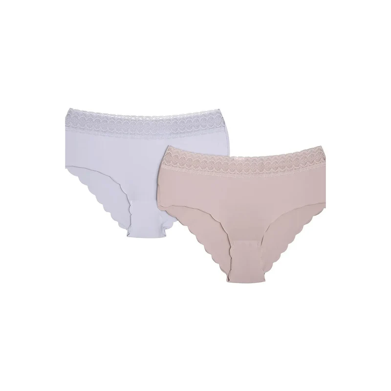 Ensemble de lingerie féminine confortable soutien-gorge sans armature culotte taille haute dentelle douce coton élasthanne intimité bien-être