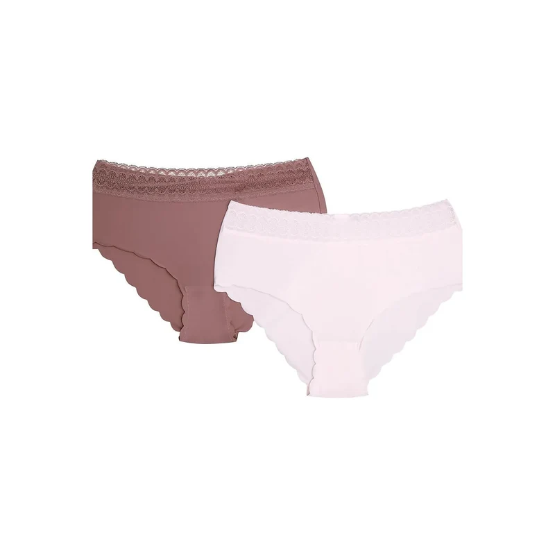 Ensemble lingerie féminine Culottes model 212013 Henderson soutien-gorge culottes terrecotta marron rosé dentelle confort élégance quotidien cadeau femme