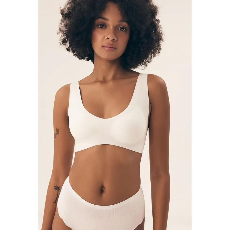 Soutien-gorge rembourré Henderson 211997 microfibre doux ajustement parfait confort全日 sans armature coussinets amovibles fermeture dos