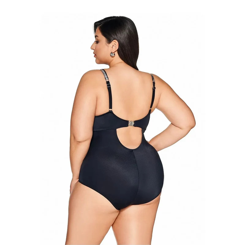 Maillot de bain une pièce Ava 211878 élégance soutien total matière douce tailles fortes confort maximal lingerie sexy