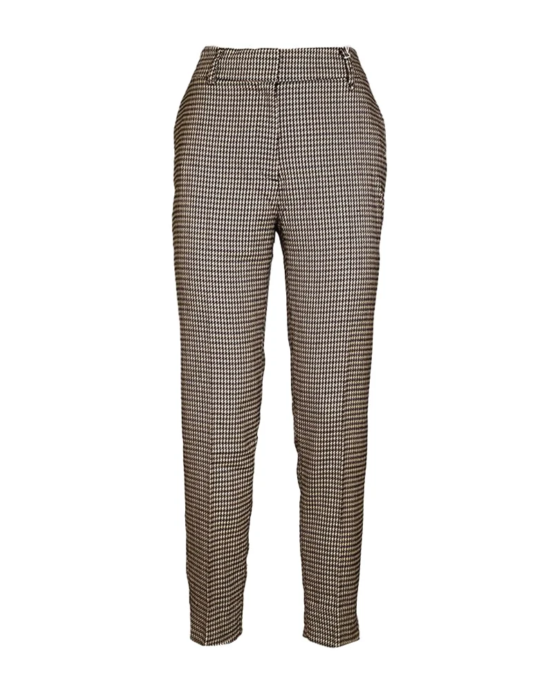 Pantaloni Donna Lettie Check Cigarette