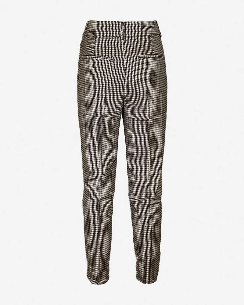 Pantaloni Donna Lettie Check Cigarette