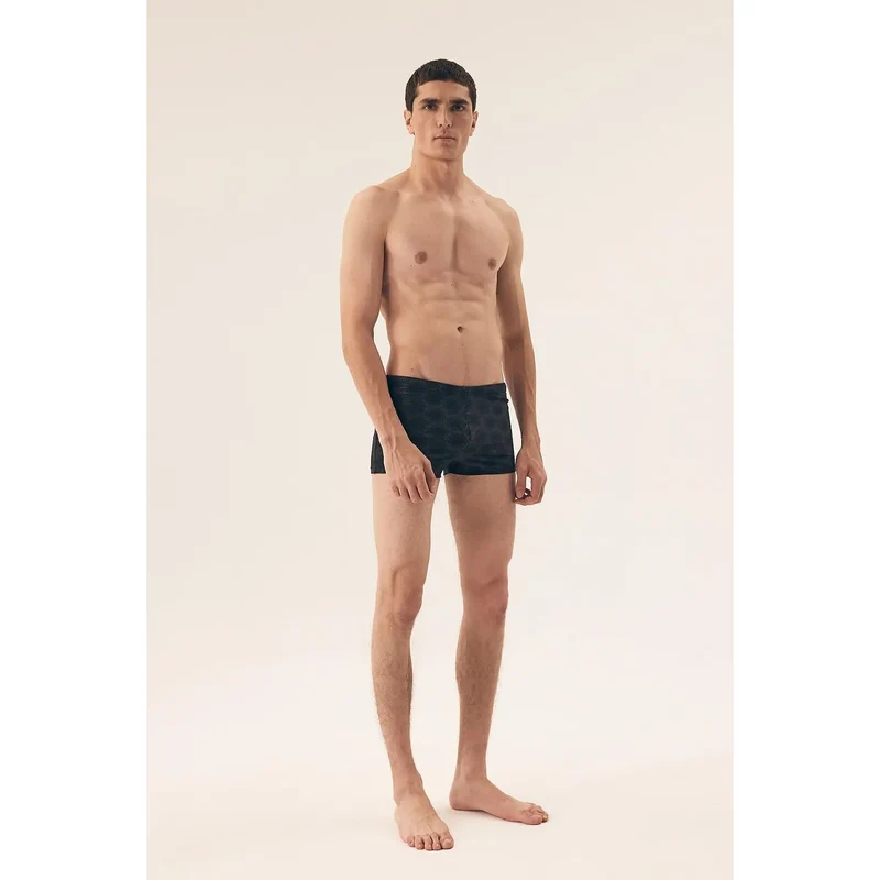 Slip de bain pour homme modèle 211652 Henderson coupe courte plage piscine vacances matériau sèche rapidement imprimé taille élastique cordon ajustement parfait doublure légère confort mouvements intensifs