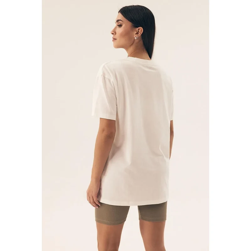 Pyjama femme confort style t-shirt manches courtes short kaki model 208595 Henderson doux respirant ajustement parfait