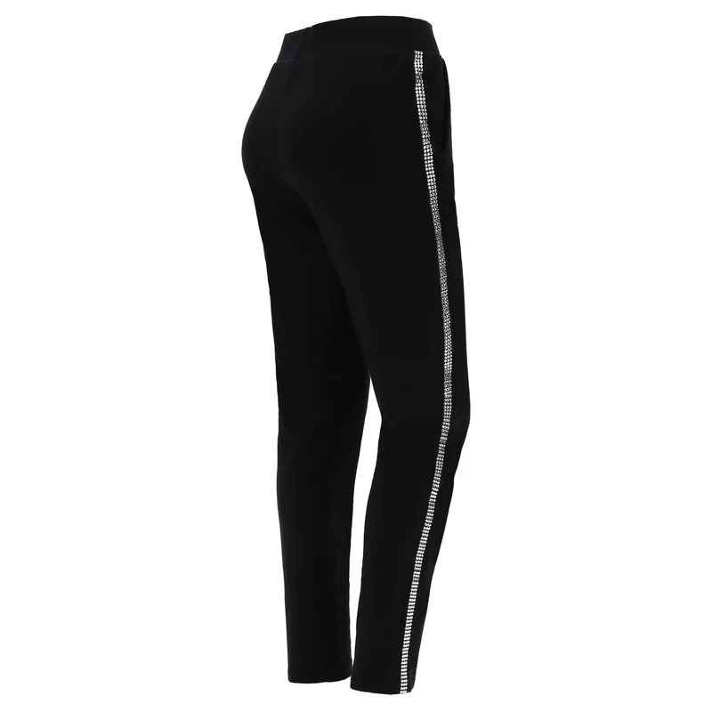 Pantaloni Donna Joggers Strass