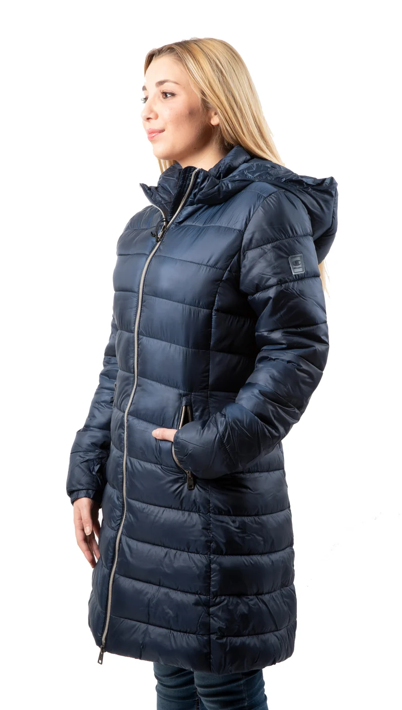 Giacca Donna Lunga W-Outdoor Con Cappuccio