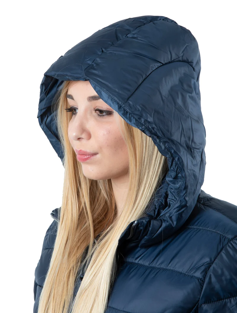 Giacca Donna Lunga W-Outdoor Con Cappuccio
