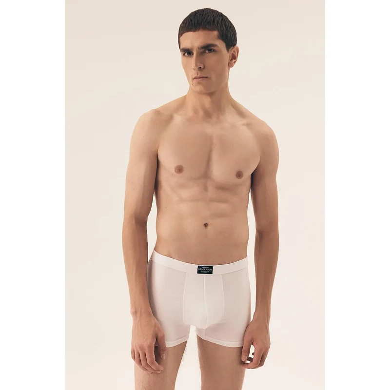 Ensemble de boxers hommes Henderson 209615 confort quotidien classique 3 couleurs coton elastane taille elastique coupe ajustée boîte élégante idée cadeau