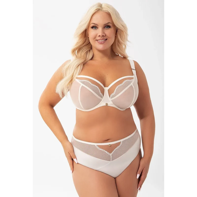 Soutien-gorge élégant Gorsenia lingerie pour poitrine généreuse dentelle résille confort support optimal maintien⼥emme séduction