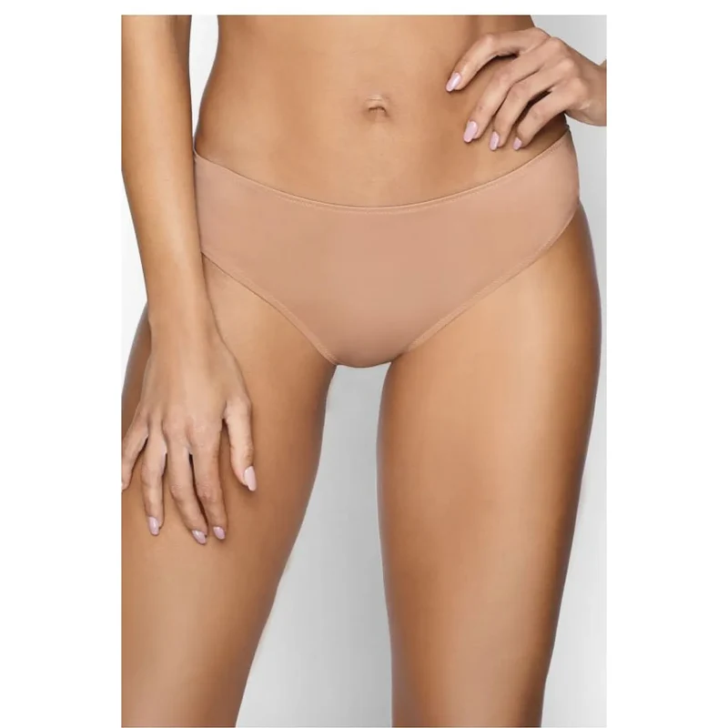 Strings model 204222 Mat - Culotte classique Jennifer en maille beige légèrement brillante - Confort optimal, maintien parfait, discrétion