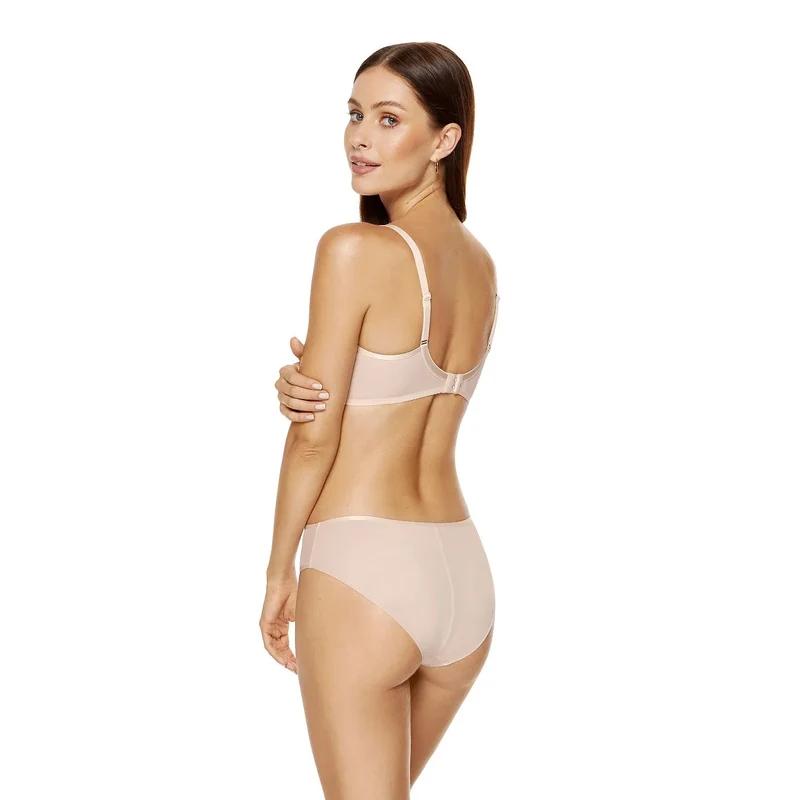 Ensemble de lingerie féminine sexy rembourré en dentelle tissu doux soutien-gorge balconnet culotte bikini taille moyenne