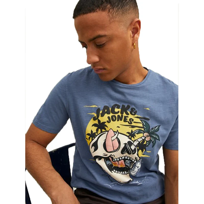 T-shirt Uomo Venice Bones Crew