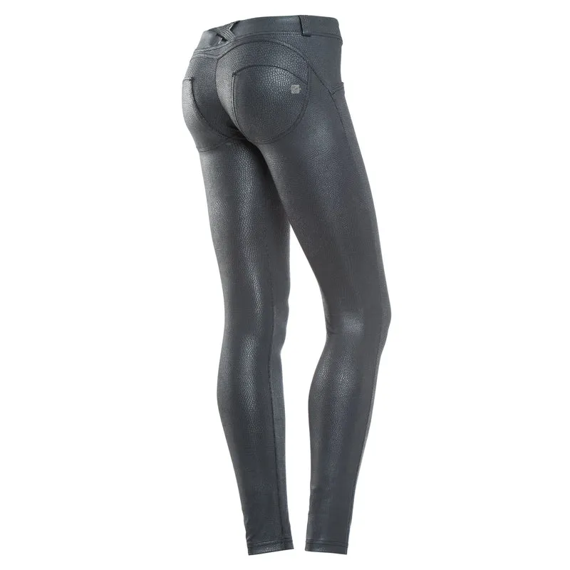 Panta donna lungo pitonato
