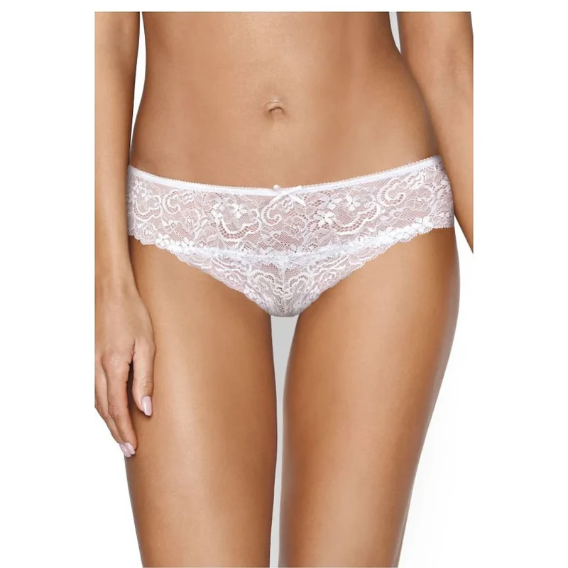 Strings model 204079 Mat - Dessous féminins en dentelle transparente floral femme lingerie sexy intime élégant confortable