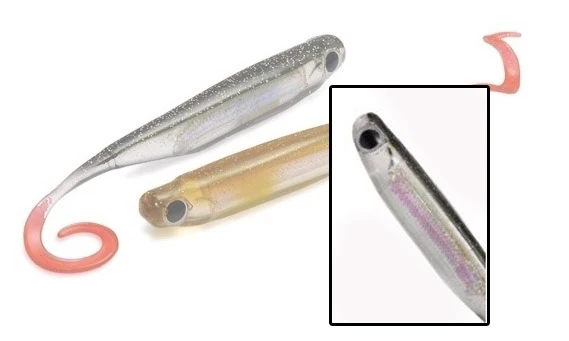 Artificiale Power Minnow Curly Tail