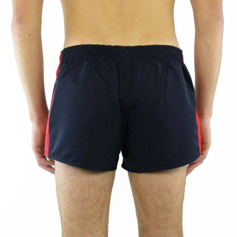 Boxer corto con scritta laterale