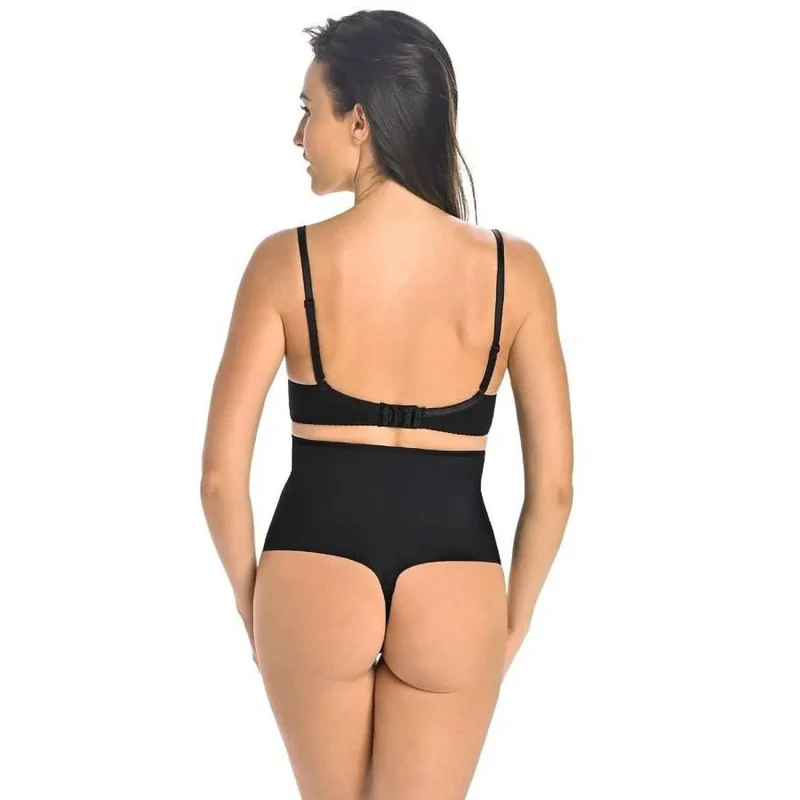 Strings model 198112 Teyli lingerie galbant invisible sous robe ou pantalon ajusté sans couture ceinture élastique coton aéré