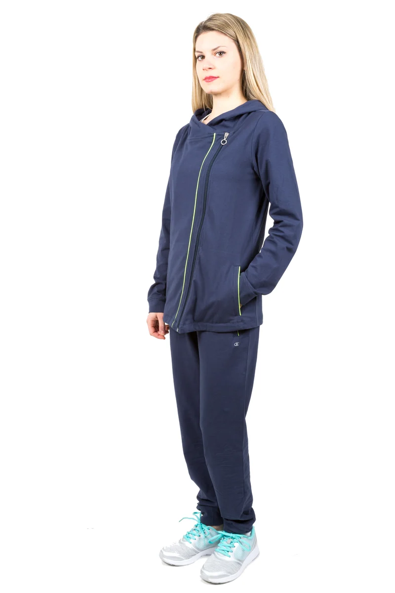 Tuta Donna Cotton Lycra Zip Diagonal