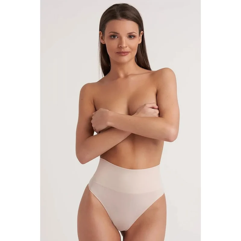 string sensuelle sans couture découpe laser taille haute double couche sculptante maintien respirant invisible discrète antirritante hypoallergénique quotidien