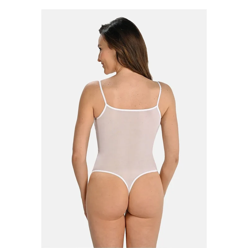 Body model 195356 Teyli lingerie érotique sexy femme maille douce bretelles élastiques encolure profonde