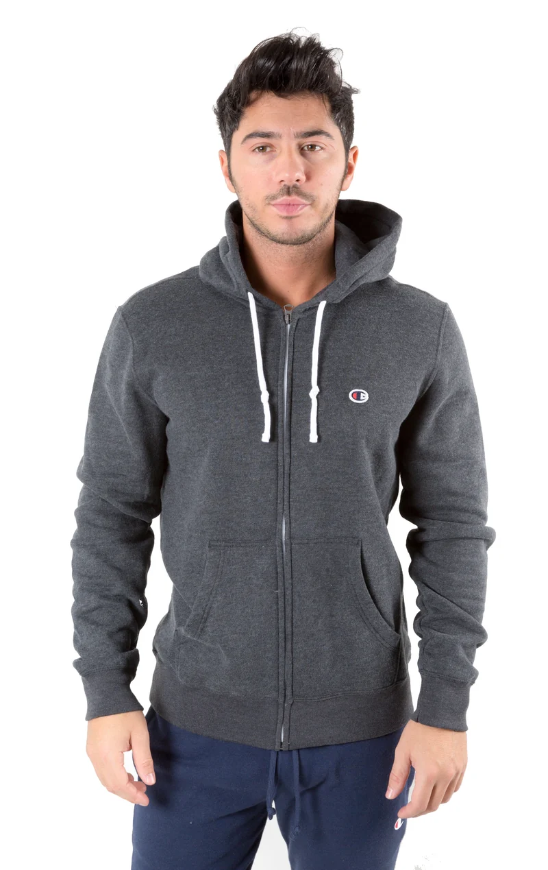 Felpa Uomo C-Life Full Zip Con Cappuccio